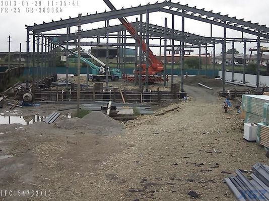 PU Panel Steel Frame Warehouses ห้องเย็น โครงสร้างโลหะ Pre-engineered Custom