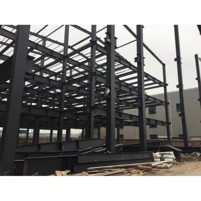 OEM ภาระสูง Prefab H ราง โครงสร้างเหล็ก