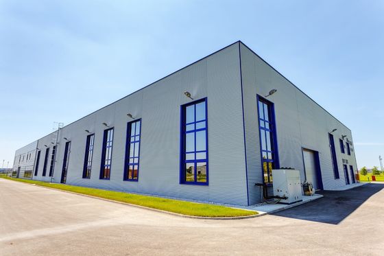 สร้างชุดอาคารอย่างรวดเร็ว ประกอบโลหะ โกดังสแตนเลส Prefab