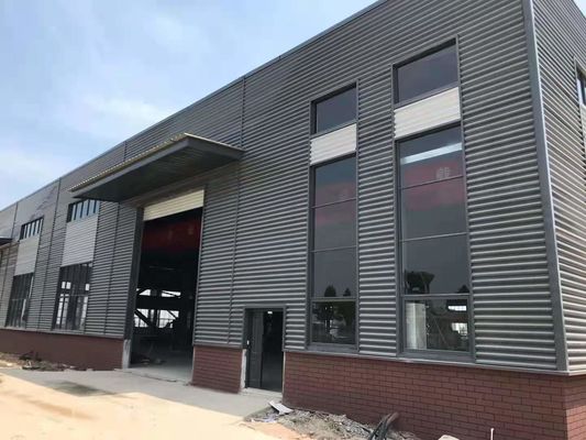 อาคารอุตสาหกรรม Prefabricated โครงสร้างเหล็กตามความต้องการ