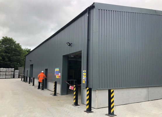 อุตสาหกรรม Prefabricated โมดูลาร์โลหะ Prefab โรงงาน Prefab ผลิตโครงสร้างเหล็ก บ้าน ใช้งานยาว