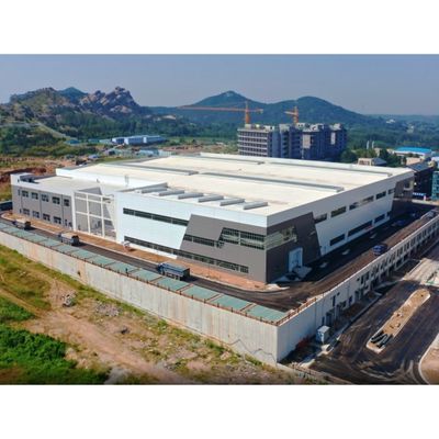โครงสร้างกรอบโครงสร้างเหล็ก Prefab อุตสาหกรรมคลังสินค้า สํานักงาน