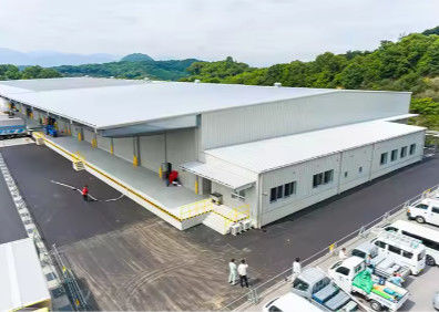 น้ําหนักเบา อุตสาหกรรม Prefab โครงสร้างเหล็ก คลังสินค้า โมเดิร์น แสง Workshop