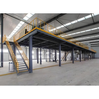 อาคาร Prefab หลายชั้น โครงสร้างเหล็ก สําหรับการใช้งานทางการค้า