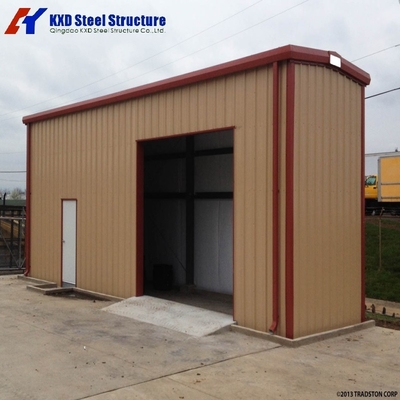 โครงสร้างกรอบโลหะเรียงเรียง Prefabricated Steel Workshop