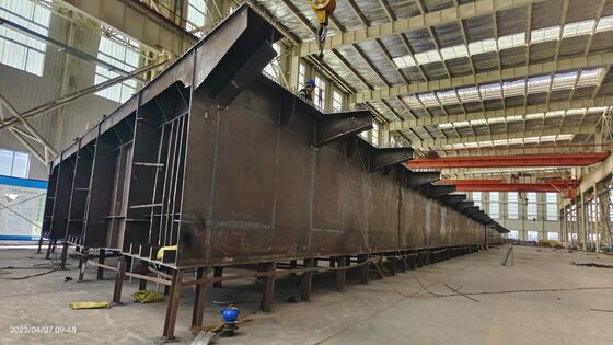 สะพานเหล็กคานแผ่นเชื่อมสำหรับงานหนักสำหรับงานก่อสร้างทางหลวงและรถไฟ - มาตรฐาน AASHTO