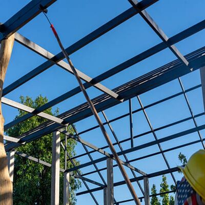 โรงงานโครงสร้างเหล็กมิตรต่อสิ่งแวดล้อมสําหรับการใช้ในอุตสาหกรรม